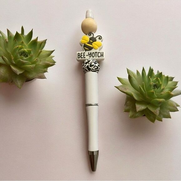 “BEE-YOTCH” Ink Pen Custom Handmade - Picture 2 of 2